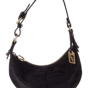 Fendi Small Black Zebra Hobo